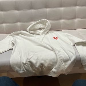 Gildan sweater with hoody.